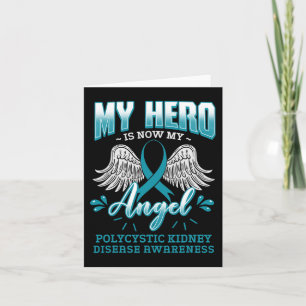 Tarjeta Hero Es Ahora Mi Ángel Poliquístico De La Enfermed