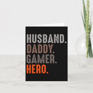 Tarjeta Héroe de Daddy Gamer - Esport Lover - Videojuego
