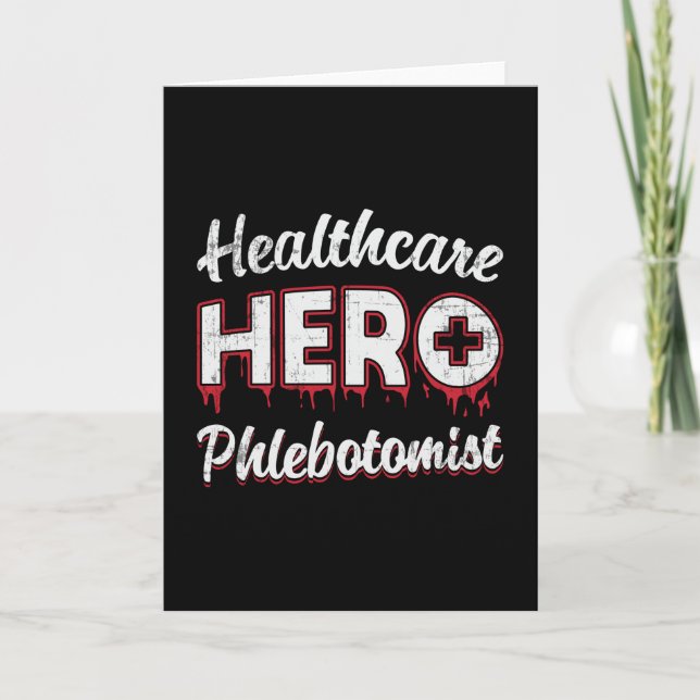 Tarjeta Héroe de la sanidad Enfermera de la medicina (Anverso)