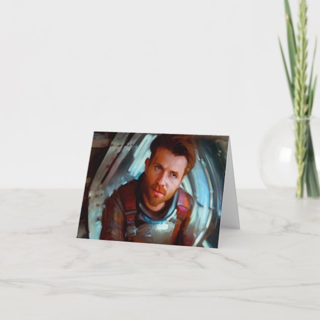 Tarjeta Héroe de SF (Anverso)