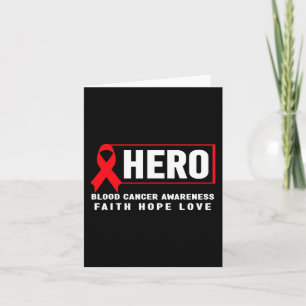 Tarjeta Héroe del Cáncer de Sangre - Aviación contra el Cá