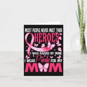 Tarjeta Héroes Uso Rosa Por Mi Mamá Cáncer De Mama Maripos