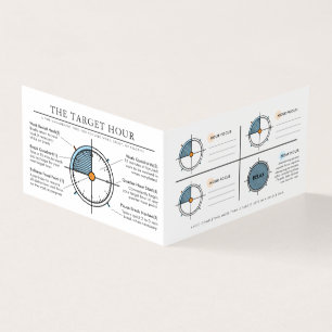 Tarjeta Herramienta de enfoque de hora objetivo Trabajo