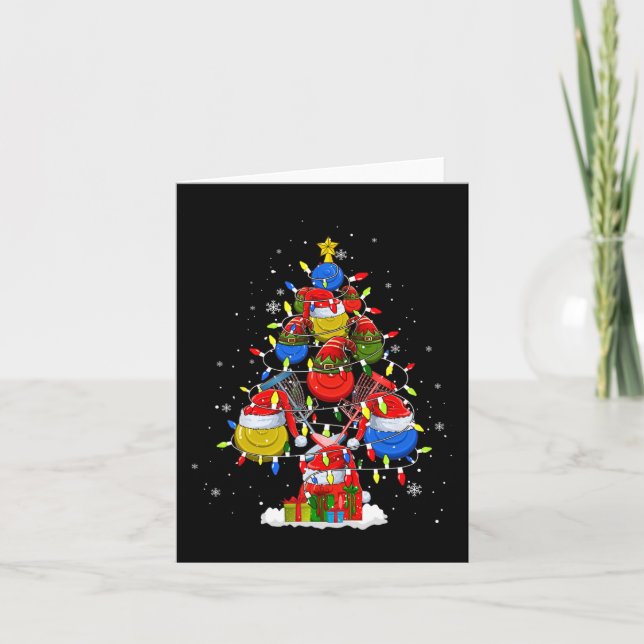 Tarjeta Herramientas de bola de golf de disco de Santa Elf (Anverso)