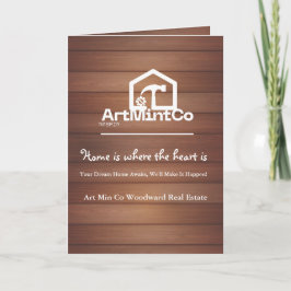 Tarjeta Herramientas de Carpintero y Mano de Obra de Const