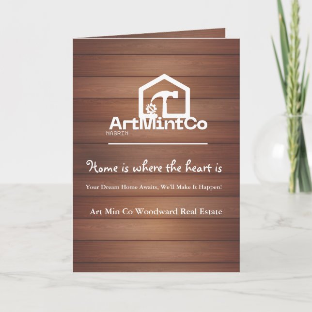 Tarjeta Herramientas de Carpintero y Mano de Obra de Const (Anverso)