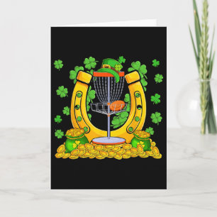 Tarjeta Herramientas de Disc Golf del Día de San Patricio 