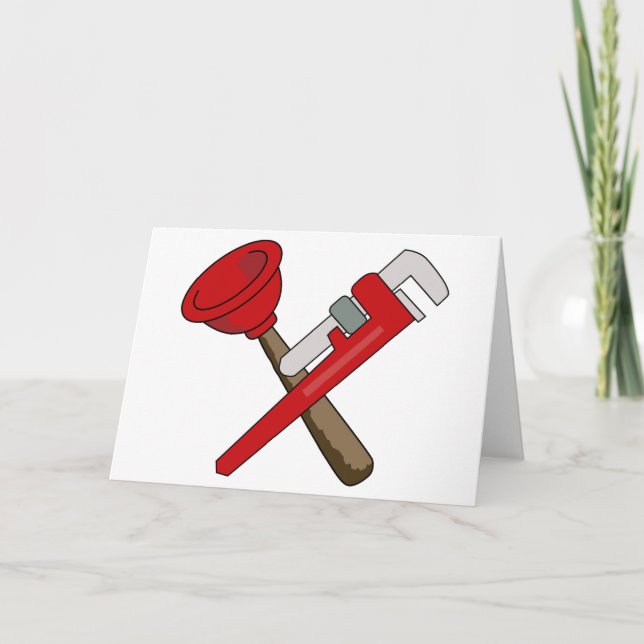 Tarjeta Herramientas de fontanería (Anverso)