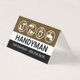 Tarjeta Herramientas de hombre de mantenimiento Reparacion