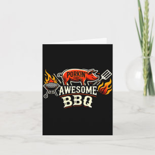 Tarjeta Herramientas divertidas para hombres parrilla ahum