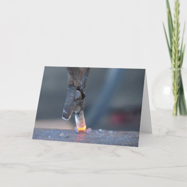 Tarjeta Herrero en el trabajo (Anverso)