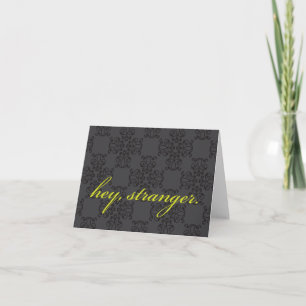 Tarjeta Hey, Stranger