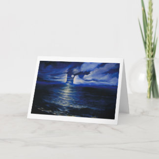 Tarjeta Hiato del claro de luna