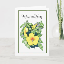 Tarjeta Hibiscus