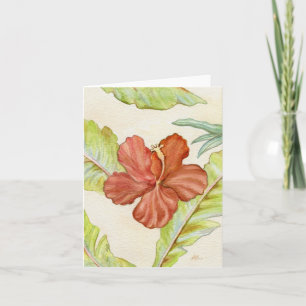 Tarjeta Hibiscus Notecard