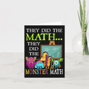 Tarjeta Hicieron Las Matemáticas Hicieron Las Matemáticas 