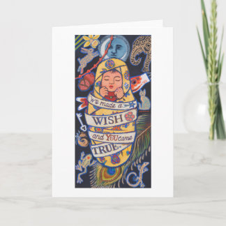 Tarjeta Hicimos un WISH y USTED SE HIZO REALIDAD