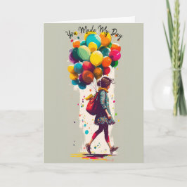 Tarjeta Hiciste Mi Día - Gracias