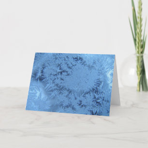 Tarjeta Hielo azul