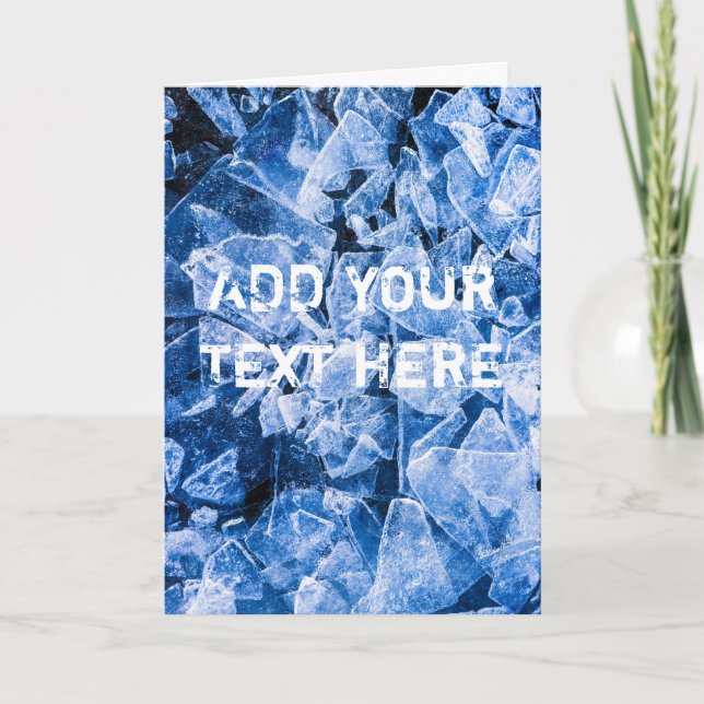 Tarjeta Hielo Guay para verano caliente (Anverso)