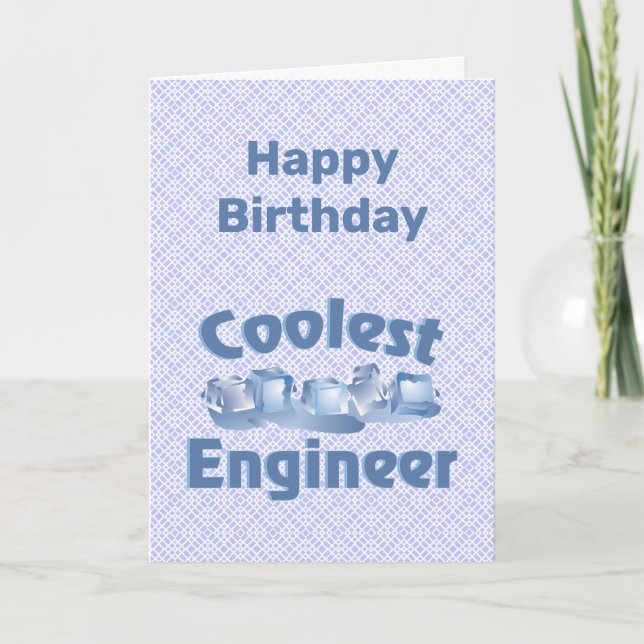 Tarjeta Hielo Ingeniero Coolest (Anverso)