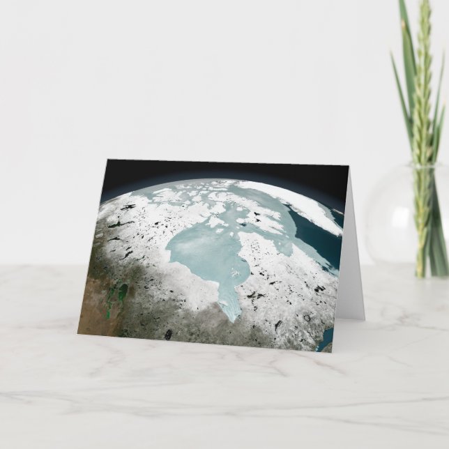 Tarjeta Hielo Marítimo De La Bahía De Hudson El 29 De Abri (Anverso)