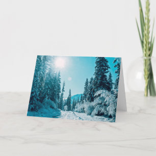 Tarjeta Hielo y nieve   Reserva Natural de Altai, Rusia