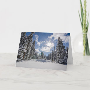 Tarjeta Hielo y nieve   Sunrise Winter Snow Alberta, Canad