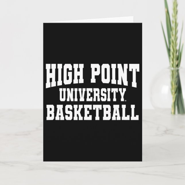 Tarjeta High Point Panthers Universidad Sketll 02 Deportes (Anverso)