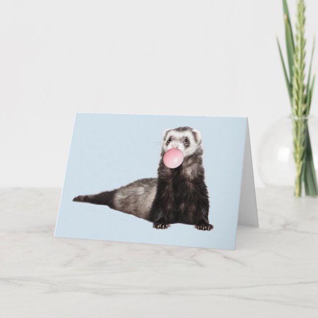 Tarjeta Hija de grano de grano de ferret (Anverso)