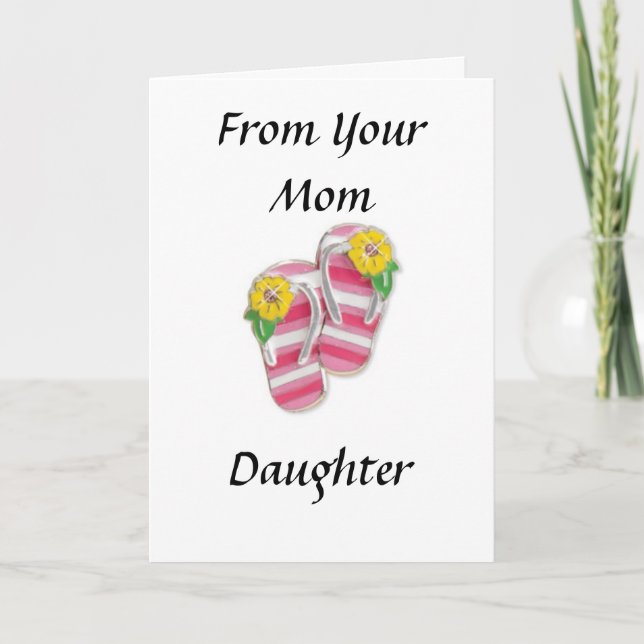 TARJETA HIJA DE MAMÁ EN EL GRADUADO (Anverso)