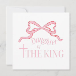 Tarjeta hija de postales cristiana Coquette Bow ro