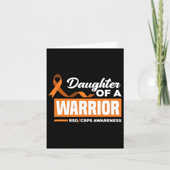 Tarjeta Hija De Un Guerrero Que Apoya A Rsd Crps A (Anverso)