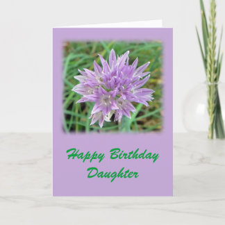 Tarjeta Hija del feliz cumpleaños