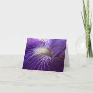Tarjeta Hija del nuevo del día del jardín iris de