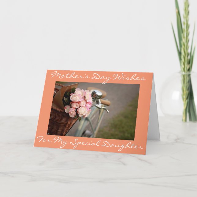 TARJETA **HIJA ESPECIAL** MADRE ESPECIAL DEL "DÍA DE LA MA (Anverso)