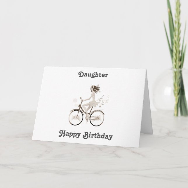 TARJETA "HIJA" FELIZ **18º** CUMPLEAÑOS** (Anverso)