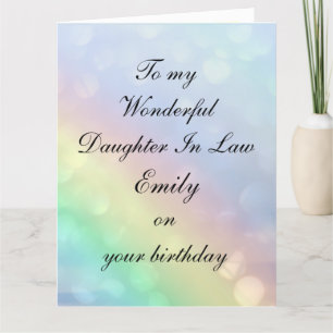 Tarjeta Hija Personalizada En Cumpleaños Legal