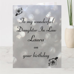 Tarjeta Hija Personalizada En Cumpleaños Legal
