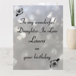 Tarjeta Hija Personalizada En Cumpleaños Legal