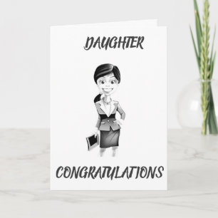TARJETA ***HIJA*** SE CONVIERTE EN ABOGADO TAN ORGULLOSO