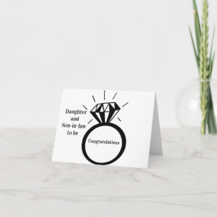 TARJETA *HIJA Y YERNOS FUTUROS* EN **COMPROMISO**