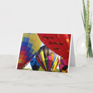 TARJETA **HIJO** ALCANCE PARA EL CUMPLEAÑOS DE CÉSPED / FE
