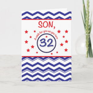 Tarjeta Hijo, Cumpleaños Patriótico 32