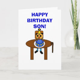 Tarjeta ¡Hijo del feliz cumpleaños!