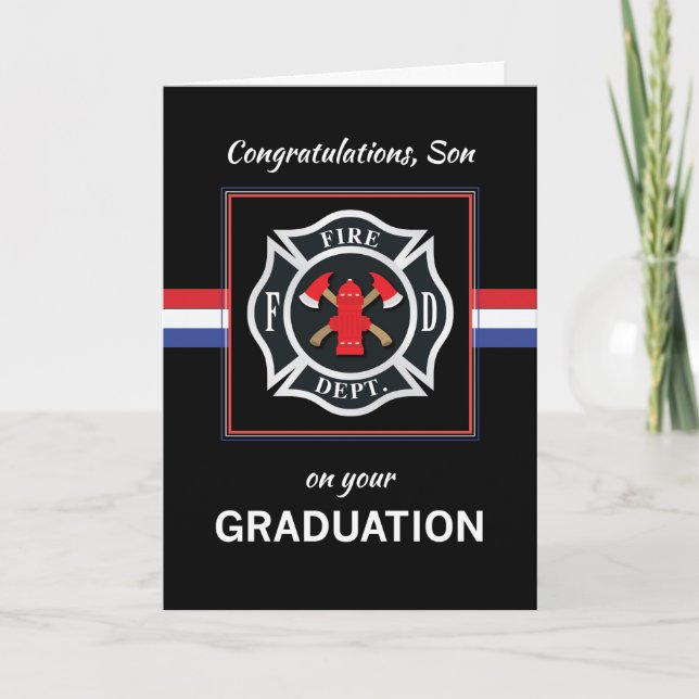Tarjeta Hijo, Departamento de Bomberos Graduación de Black (Anverso)