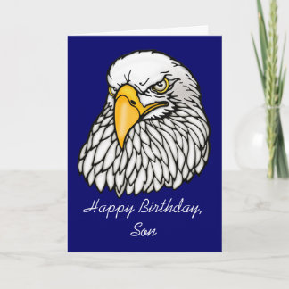 Tarjeta Hijo en el cumpleaños de las tropas