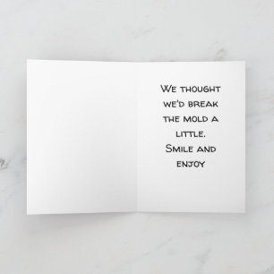 Tarjeta Hijo gracioso en el aniversario de la ley y boda h