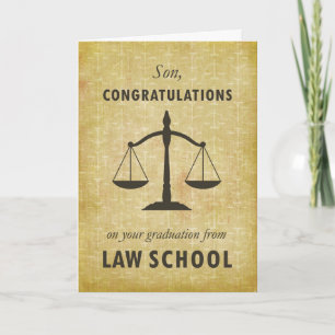 Tarjeta Hijo, Sc de la enhorabuena de la graduación del