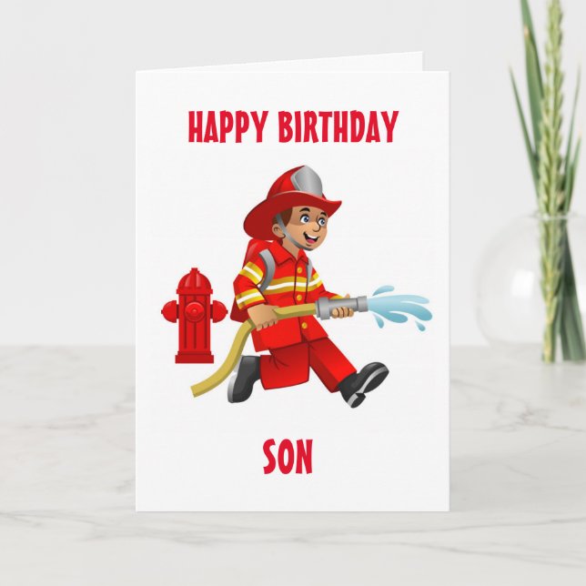 TARJETA ¡HIJO Y MI FIRMANTE FAVORITA EL CUMPLEAÑOS! (Anverso)